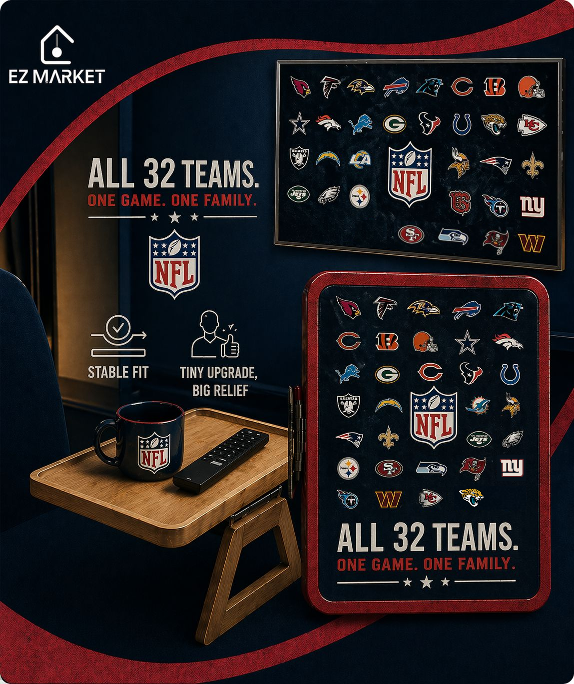 SideKick Tray – NFL Edition