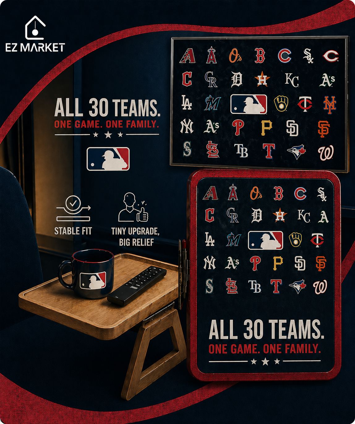 SideKick Tray – MLB Edition